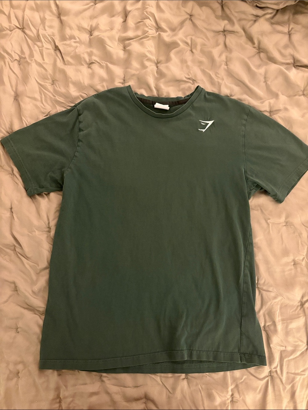 Gymshark Men's OGreen Crew Neck Logo Tee